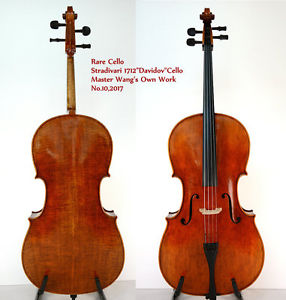 Rare Cello!Exceptional Sound!200-y Old Spruce!Master's Own Work!No.10,2017
