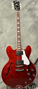 Gibson ES-390 ES390 2015 Limited Run Figured Wine Red Electric Guitar Used Mint