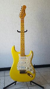 Stratocaster (Stagg) mit goldener hardware (gepimpt)