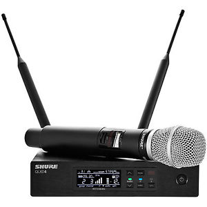 Shure QLX-D Digital Wireless SM86 Handheld Microphone System in G50 Band