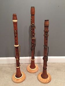 3 Antique Boxwood Clarinet Lot 2 Of 4