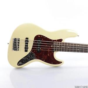 FENDER American Jazz Bass 5-String Electric J Bass w/ Flight Case #27580
