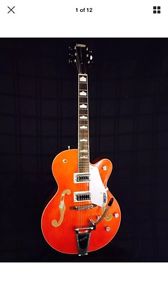 Gretsch G5420T Electric Guitar - Gretsch Orange-Bigsby-practically New Condition