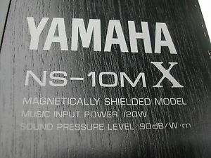 Yamaha NS-10MX ~ Magnetically Shielded Monitors ~ 60Hz - 20kHz, 120W, 90dB W m