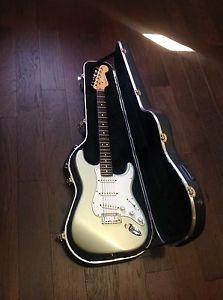 1999 Fender Stratocaster American Standard Guitar Inca Silver w/Fender HSC