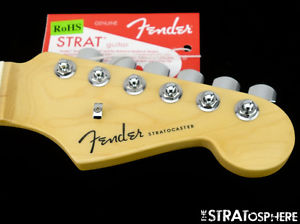 2016 American Fender ELITE Stratocaster Strat NECK and LOCKING TUNERS USA Maple