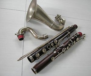 Alte Bassklarinette Boosey&co Deutsches  Bass Clarinet Albert Palisander