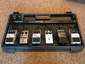 Boss BCB60 Pedal Board Including 6 awesome pedals! (see item description)
