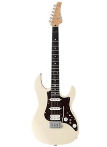 FGN Expert Odyssey Antique White - E-Gitarre inkl. Tasche
