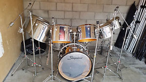 Vintage Slingerland Jupiter 9 pc. Set - Chrome - Studio kept - all hardware