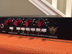 Phoenix Audio DRS-Q4M mk2 - CLASS A DISCRETE MIC PRE/DI/EQ w/ rackmount kit