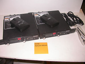 Dual Shure PSM 600 in ear monitor System C and D Channels 600MHz Band #8 READ!