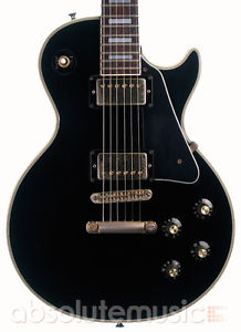 Antoria Custom Single Cut Electric Guitar, Ebony (Pre-Owned)