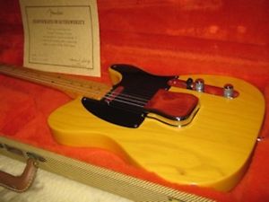 FENDER TELECASTER AVRI 52 WITH OHSC WITH COA AND ALL GOODIES FROM 1997