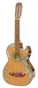 SALE!! Paracho Elite Alvarado 12-String Solid Cedar Top Bajo Sexto Guitar NR