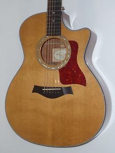 Wonderful Taylor 514ce - Natural Acoustic Electric Guitar with OHSC