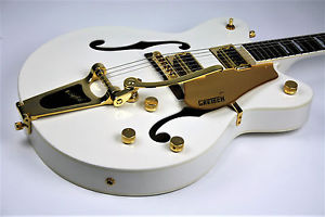 G5422TG Electromatic Hollow Body with Bigsby Snowcrest White Free Shipping