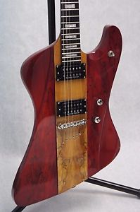 DBZ Diamond Hailfire Trans Ruby Spalted Maple Electric Guitar HFRSM-TRU