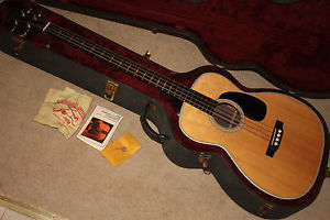 1989 Martin B-40 acoustic elect bass guitar SIGNED BY CFM IV VERY RARE D28 style