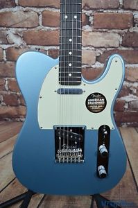 Fender LTD ED American Standard Telecaster Painted Headstock Ice Blue Metallic
