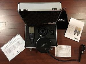 AKG  C414 XLS  Microphones EXCELLENT Condition With Shock mount And Case