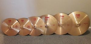 Paiste 2002 Cymbal Pack, Lot of 6