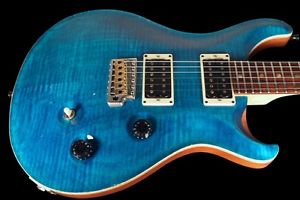 2002 PAUL REED SMITH CE24 PRS CE-24 FLAME TOP ~ BLUE MATTEO