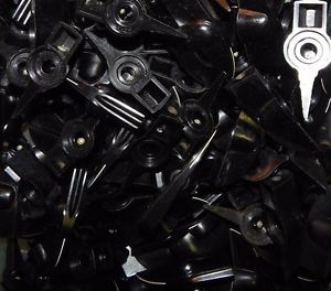 100 PIECES NOS * NEW AMPLIFIER STEREO POINTER KNOBS VINTAGE DAKA-WARE USA ALTEC