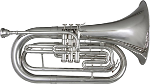 Blessing BM-301 Marching Baritone, Silver-Plated