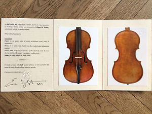 Violin FILIPPO DE FILIPPI, Roma 1858, ERIC BLOT CERTIFICATE old italian