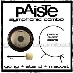 20" Paiste Symphonic Gong on Paiste "C" Floor Stand with Paiste Mallet Combo