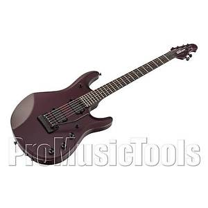 Music Man USA John Petrucci JP6 Piezo SCC - Stealth Crimson * NEW * jp-6 ebony