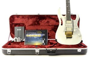 2011 Ibanez JEM7V Steve Vai Electric Guitar - White w/OHSC JEM