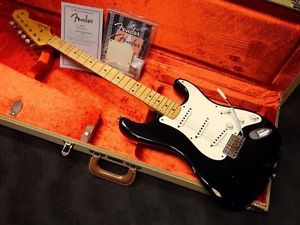 Fender Custom Shop 1956 Stratocaster Relic Black 2007 Used Electric Guitar F/S