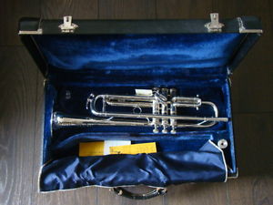 50`s Besson MEHA ,  Made in France  LARGE BORE  Warranty card , mouthpiece, case