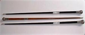 *3 Presentation Swagger Sticks- To Bandmaster/Instructor W. Davies from 3 Bands*