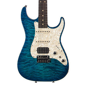 Tom Anderson Guitars Drop Top Classic - Bora to Transparent Blue Burst - NEW!