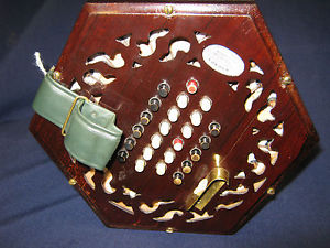 Lovely Wheatstone English Concertina-Restored and in Concert Pitch