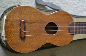 Vintage 1922 Martin Wurlitzer Style 1 model 836 mahogany soprano ukulele