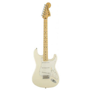 Fender American Special Strat Maple FB Electric Guitar Olympic White - 115602305