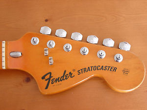 1972 1973 1974 Fender Stratocaster Neck 3 Bolt Maple Refinished Nice Condition
