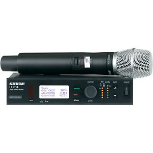 Shure ULX-D Wireless System + SM86 Handheld Microphone ULXD24/SM86-G50 Band
