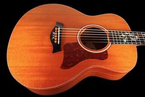 2013 TAYLOR GS MINI MAHOGANY w CINDY FRET MARKERS, COCOBOLO TUNER KNOBS & PICKUP