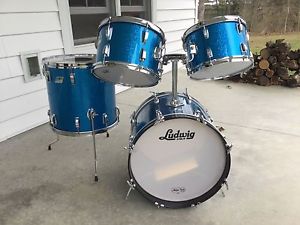 Vintage Ludwig Blue Sparkle Be-Bop Kit