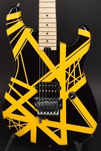 EVH STRIPED SERIES Black with Yellow Stripes FROM JAPAN/569