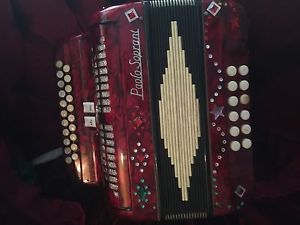Paolo Soprani Irish Style B/C Accordion, Musette, Looks & Sounds Beautiful !