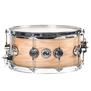 DW 6.5x14 Pure Oak Custom Snare Drum w/Chrome Hardware