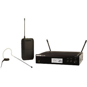 Shure BLX Rackmount MX153 Wireless Earset Microphone System BLX14R/MX53-J10