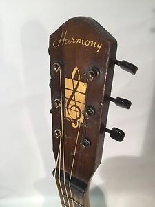 1930's / 40's vintage Harmony archtop guitar - great sound