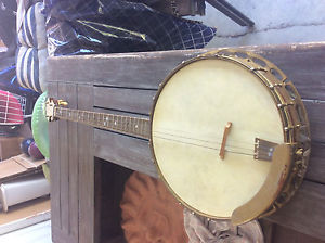 1924 House of Stathopoulo Superb Professional 4 String Banjo
